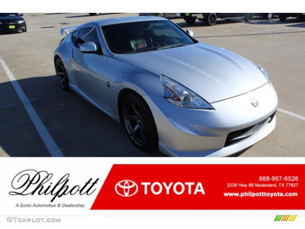 2013 370Z NISMO Coupe - Brilliant Silver / NISMO Black/Red photo #1