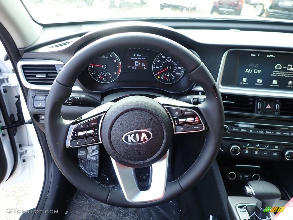 2020 Kia Optima Special Edition Black Steering Wheel Photo #136600357
