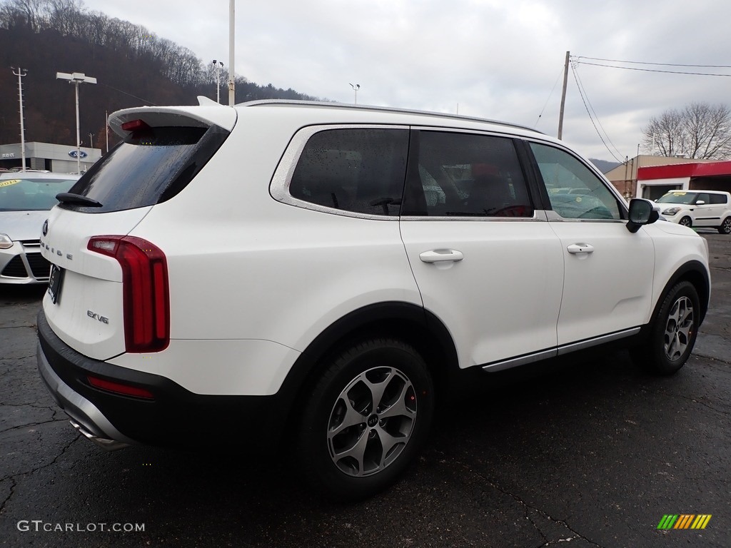 2020 Telluride EX AWD - Snow White Pearl / Black photo #2