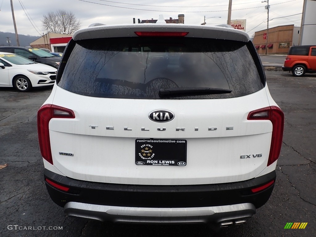 2020 Telluride EX AWD - Snow White Pearl / Black photo #3