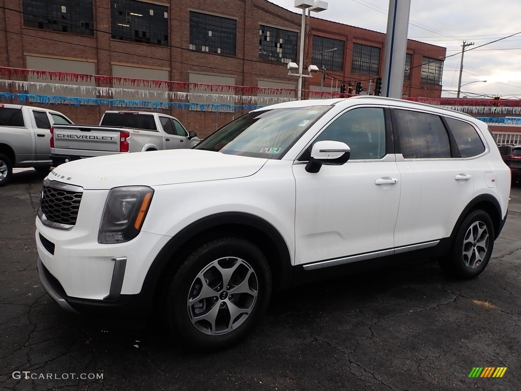2020 Telluride EX AWD - Snow White Pearl / Black photo #7
