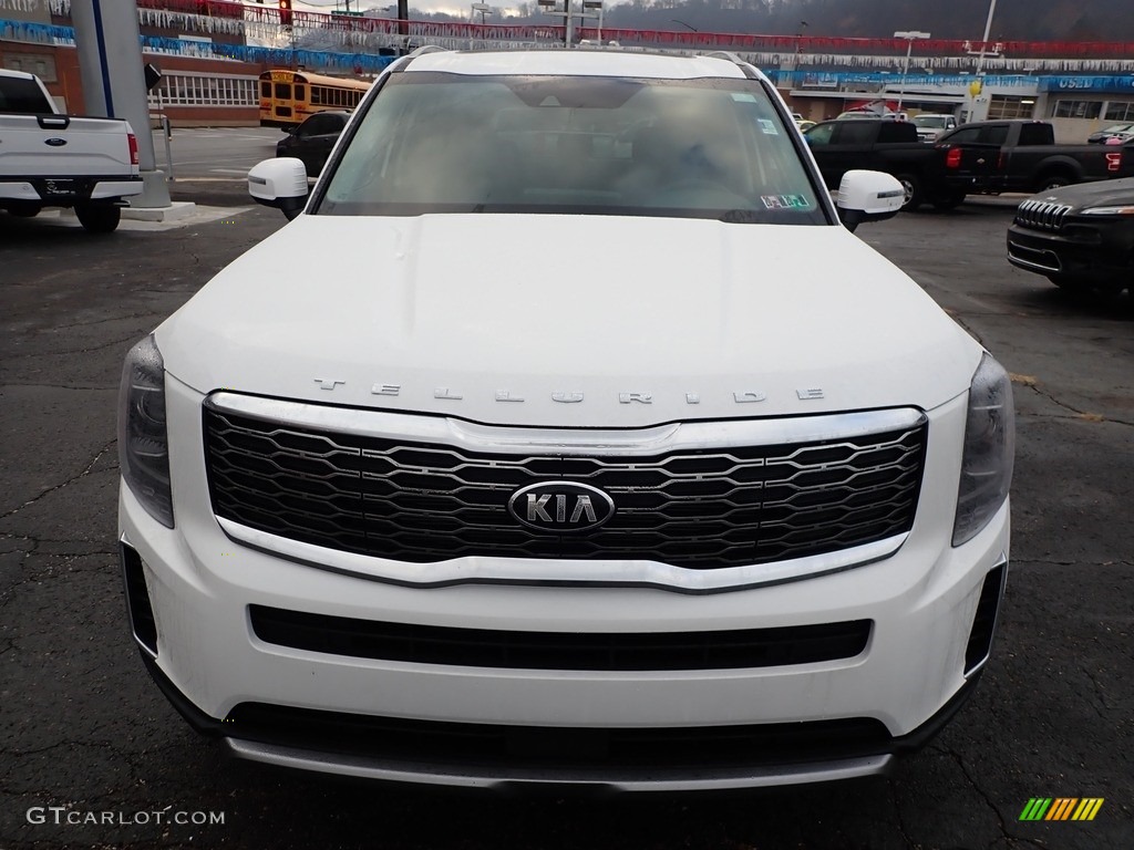 2020 Telluride EX AWD - Snow White Pearl / Black photo #8