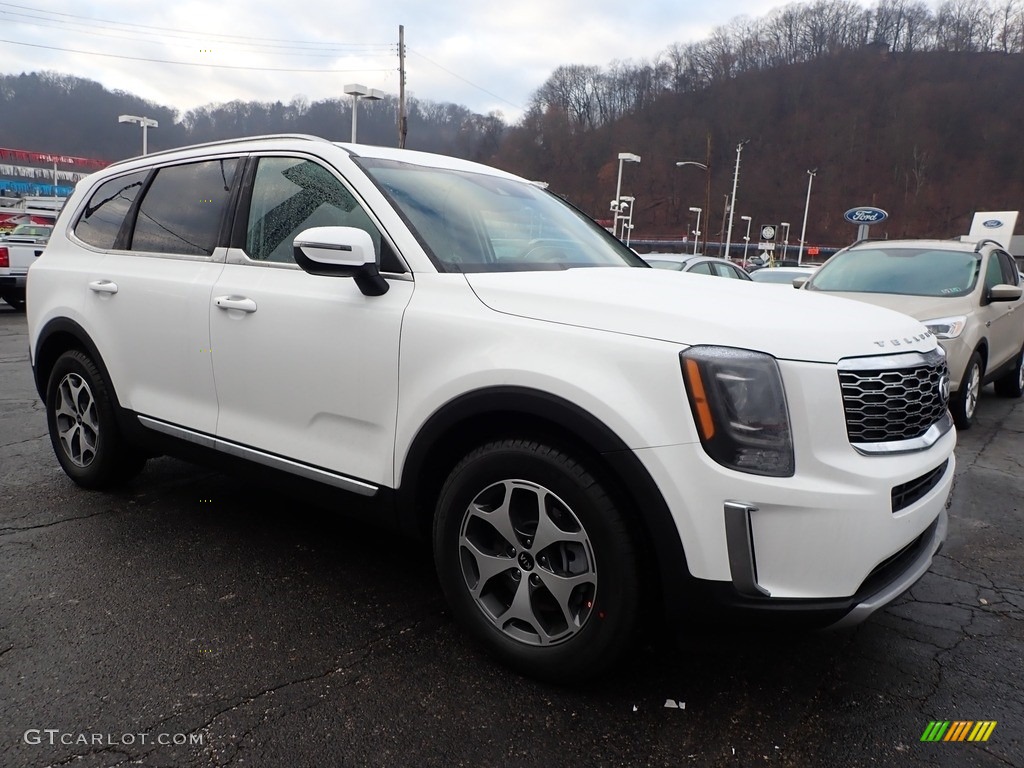 2020 Telluride EX AWD - Snow White Pearl / Black photo #9