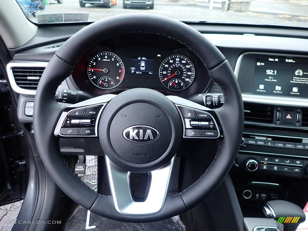 2020 Kia Optima Special Edition Black Steering Wheel Photo #136601017
