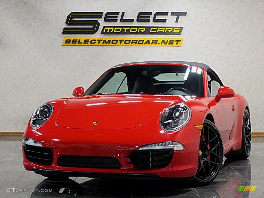 2014 911 Carrera S Cabriolet - Guards Red / Black photo #1
