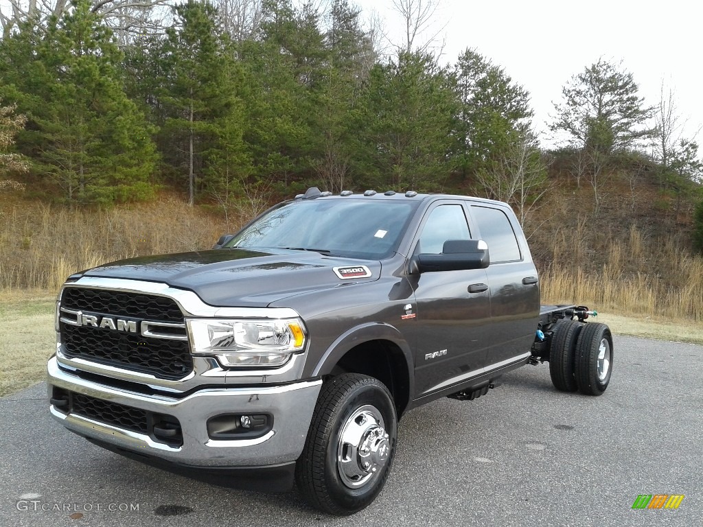 Granite Crystal Metallic 2020 Ram 3500 Tradesman Crew Cab 4x4 Chassis Exterior Photo #136601988