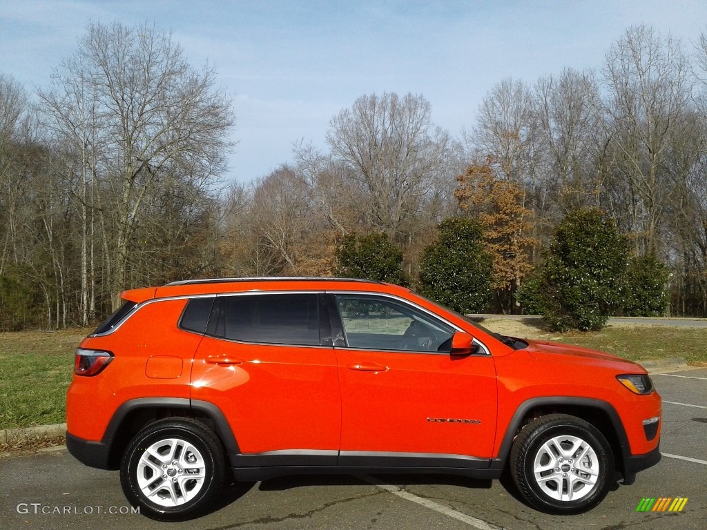 Spitfire Orange 2020 Jeep Compass Sport Exterior Photo #136602900