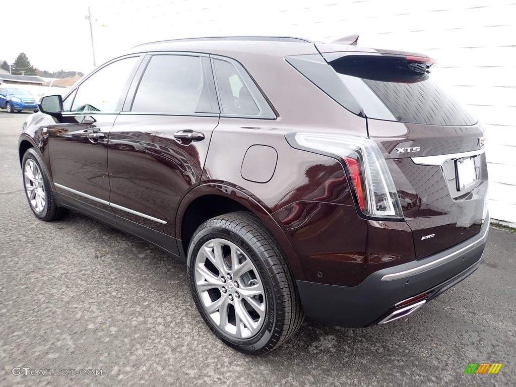Garnet Metallic 2020 Cadillac XT5 Sport AWD Exterior Photo #136603059
