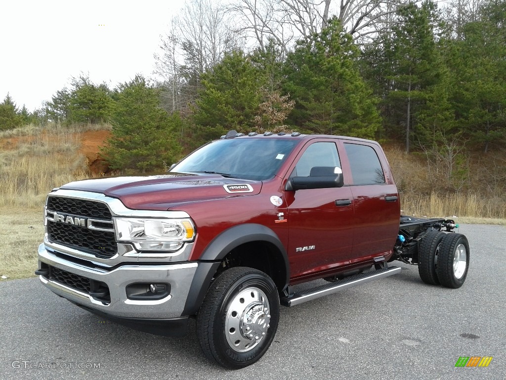 Delmonico Red Pearl 2020 Ram 4500 Tradesman Crew Cab 4x4 Chassis Exterior Photo #136603680