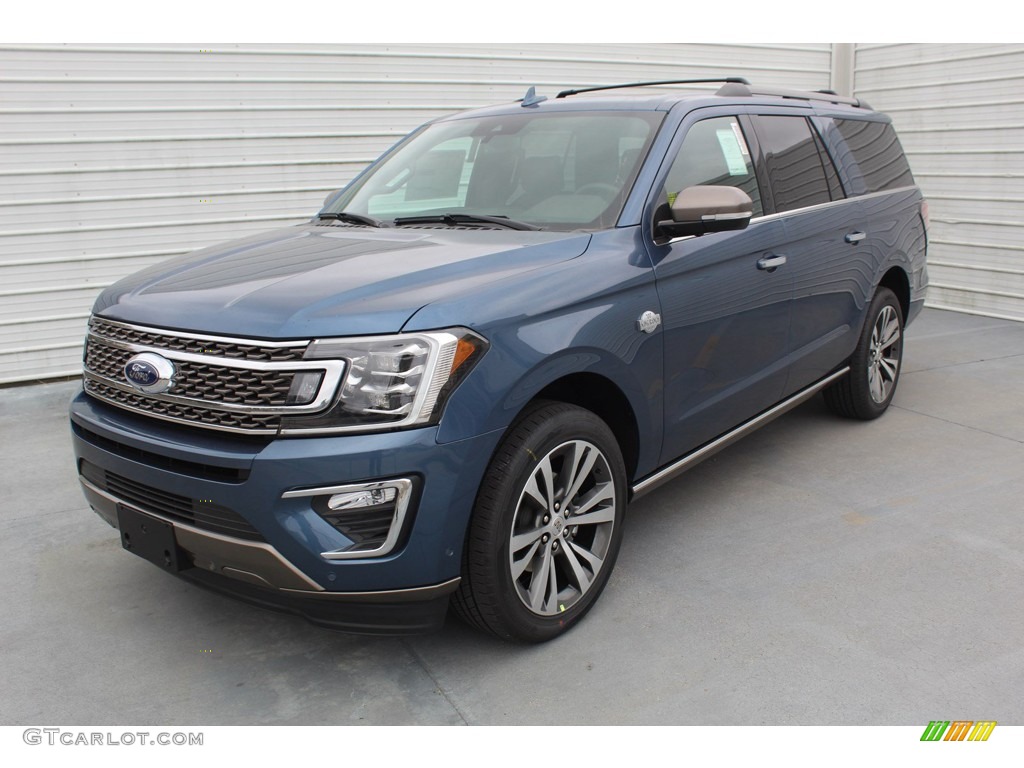 Blue 2020 Ford Expedition King Ranch Max Exterior Photo #136604043