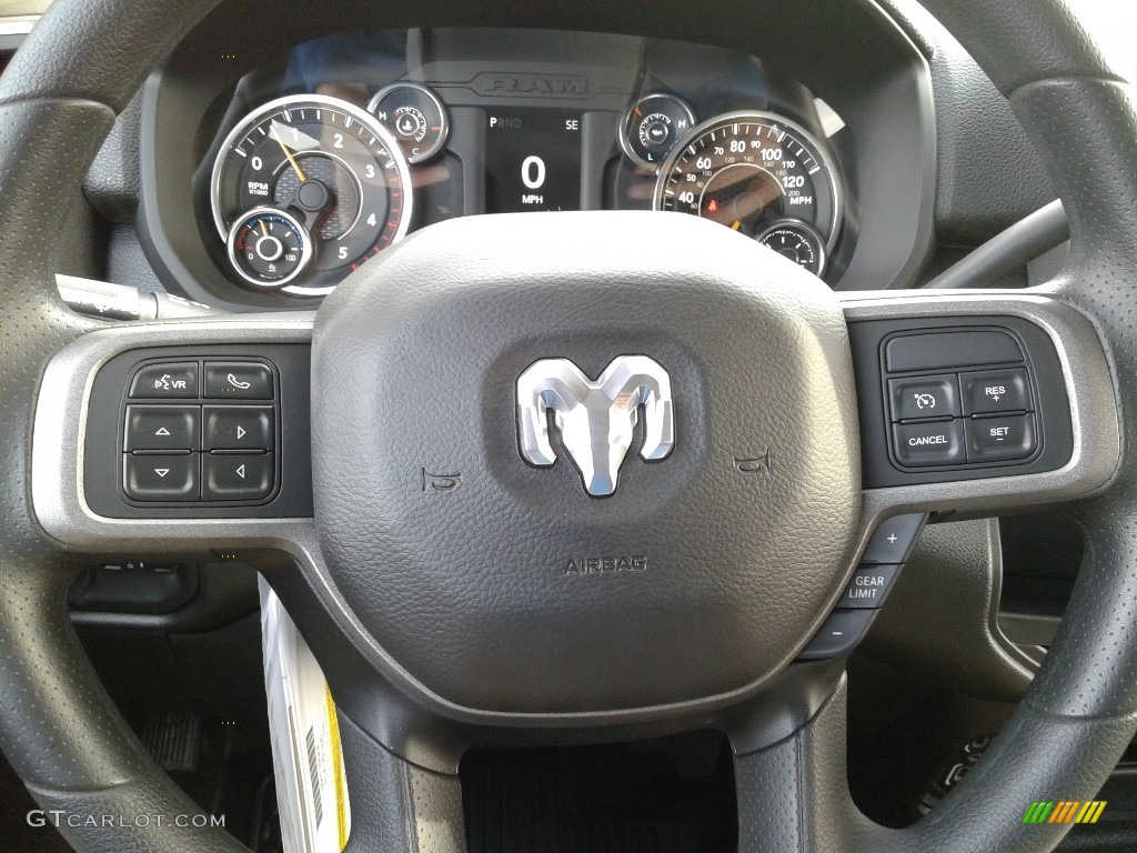 2020 Ram 4500 Tradesman Crew Cab 4x4 Chassis Black/Diesel Gray Steering Wheel Photo #136604205