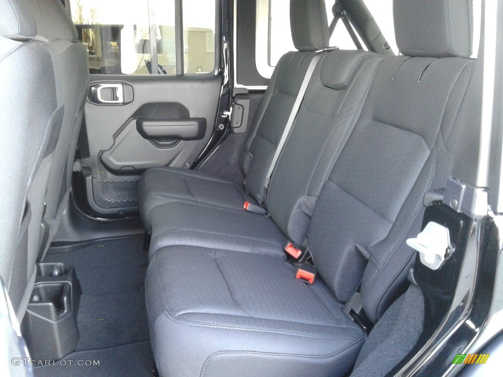 Black Interior 2020 Jeep Wrangler Unlimited Altitude 4x4 Photo #136607652