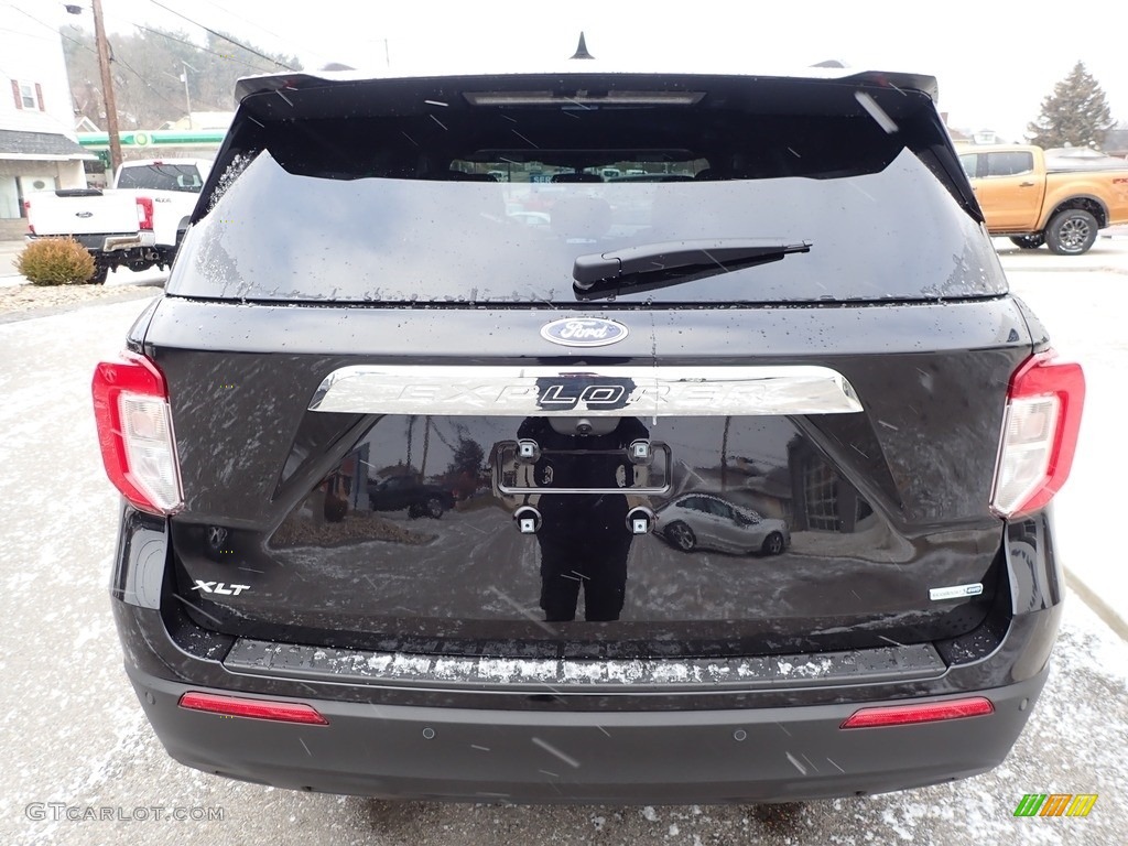2020 Explorer XLT 4WD - Agate Black Metallic / Ebony photo #6