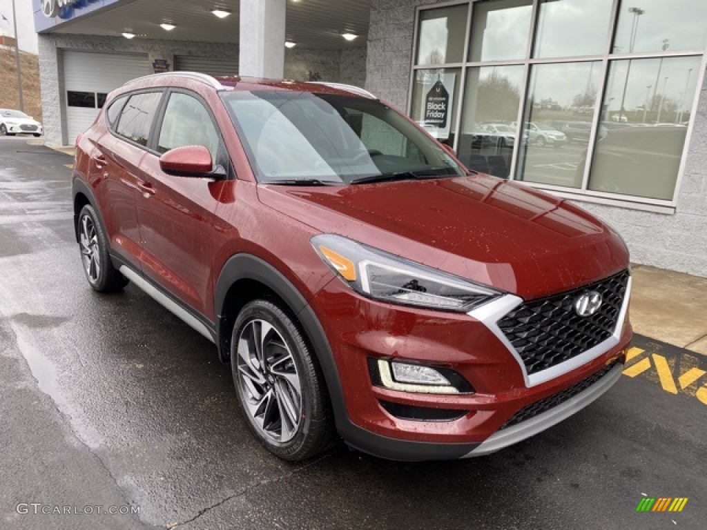 Gemstone Red 2020 Hyundai Tucson Sport AWD Exterior Photo #136610025