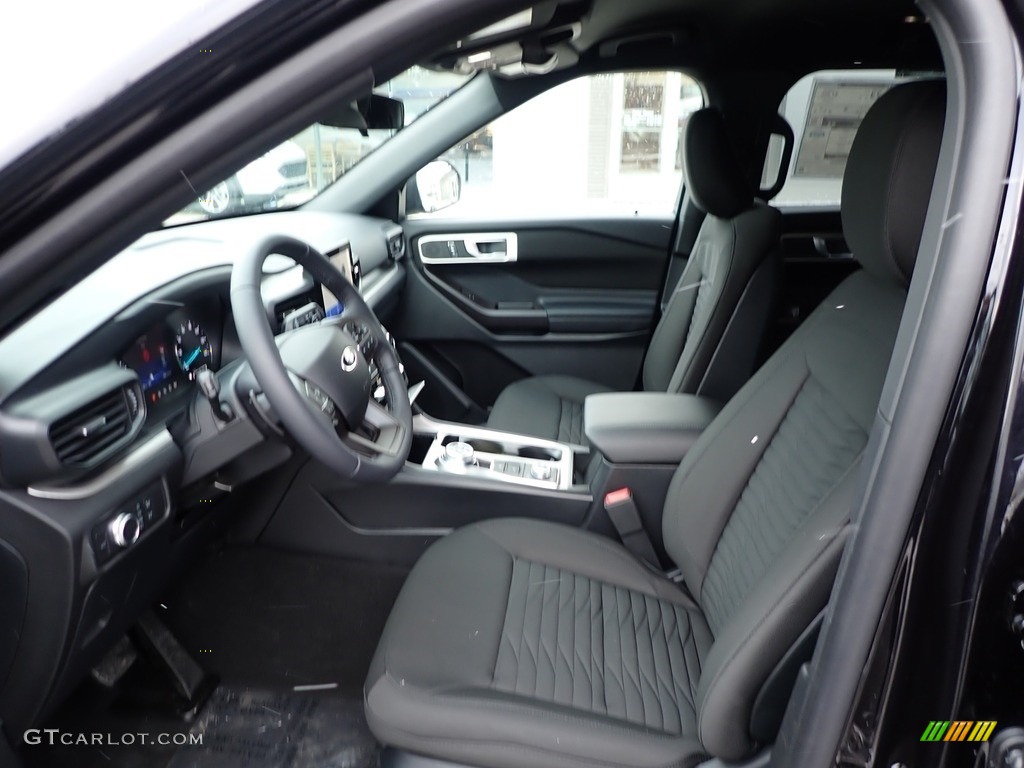 2020 Explorer XLT 4WD - Agate Black Metallic / Ebony photo #13
