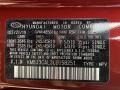 R5R: Gemstone Red 2020 Hyundai Tucson Sport AWD Color Code