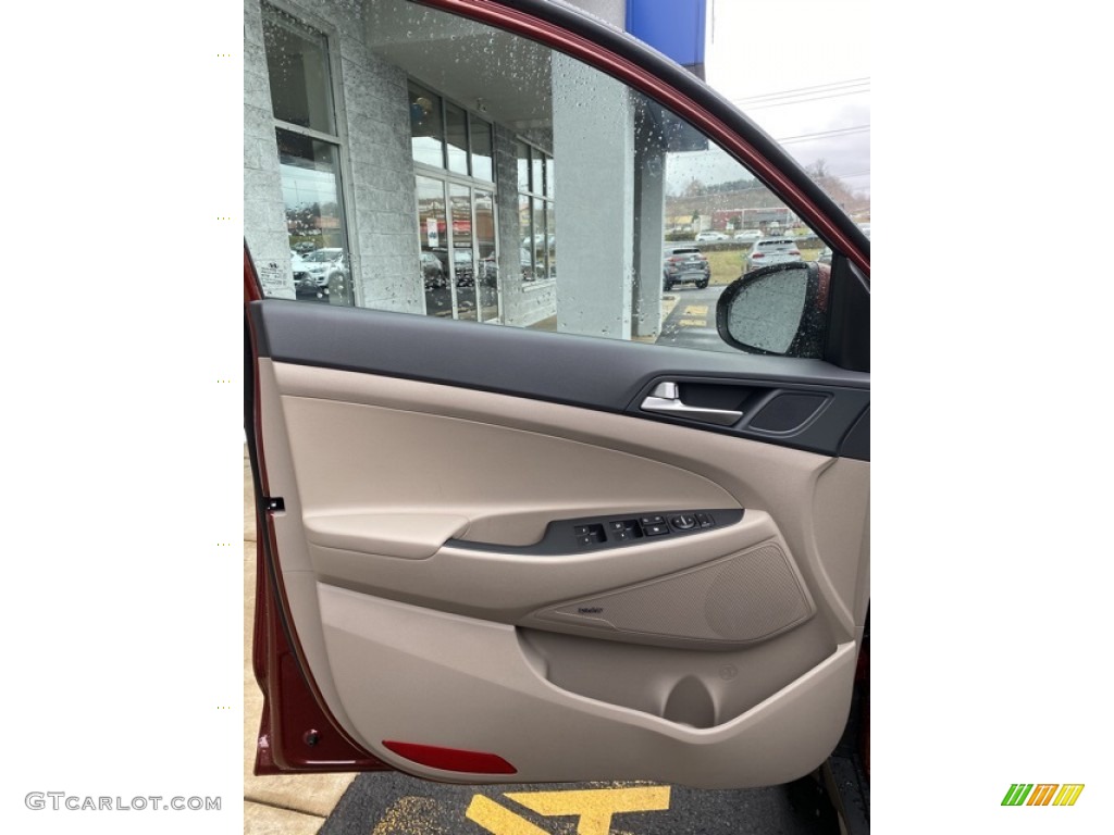 2020 Hyundai Tucson Sport AWD Beige Door Panel Photo #136610250