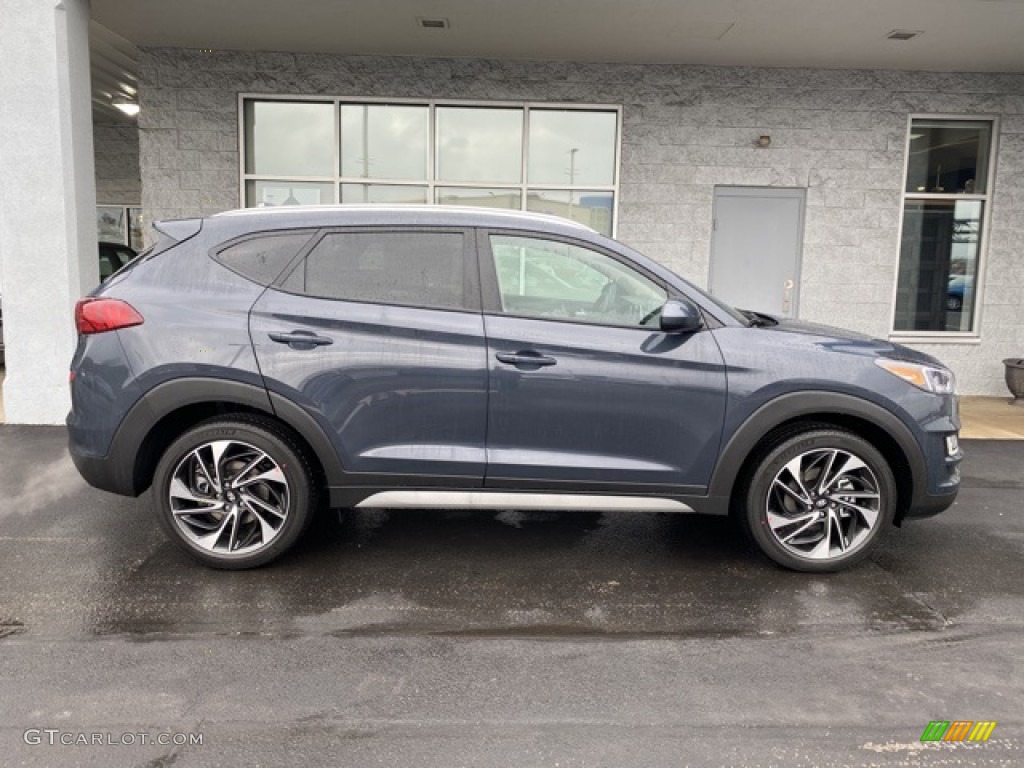 2020 Tucson Sport AWD - Dusk Blue / Beige photo #3