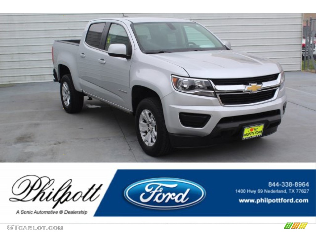 2019 Colorado LT Crew Cab - Silver Ice Metallic / Jet Black photo #1