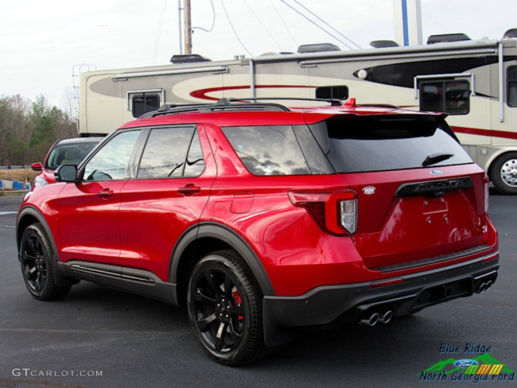 2020 Explorer ST 4WD - Rapid Red Metallic / Ebony photo #3