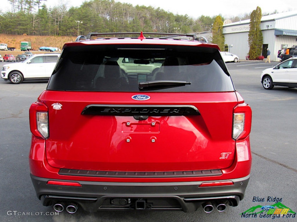 2020 Explorer ST 4WD - Rapid Red Metallic / Ebony photo #4