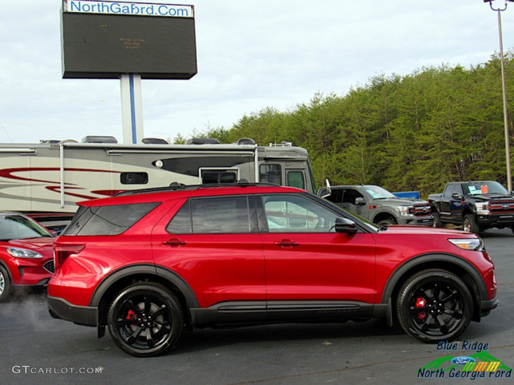 2020 Explorer ST 4WD - Rapid Red Metallic / Ebony photo #6