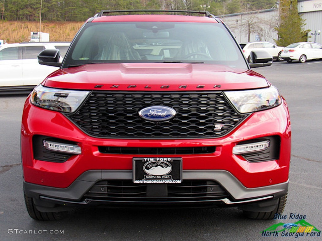 2020 Explorer ST 4WD - Rapid Red Metallic / Ebony photo #8