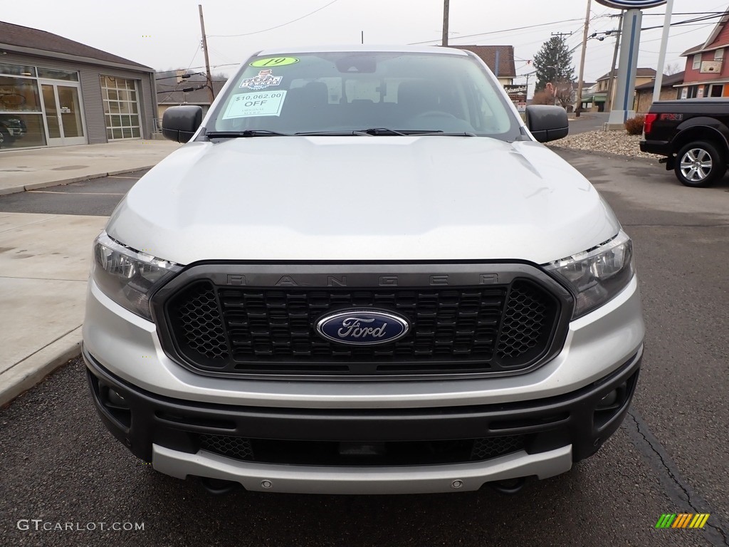 2019 Ranger XLT SuperCrew 4x4 - Ingot Silver Metallic / Ebony photo #2