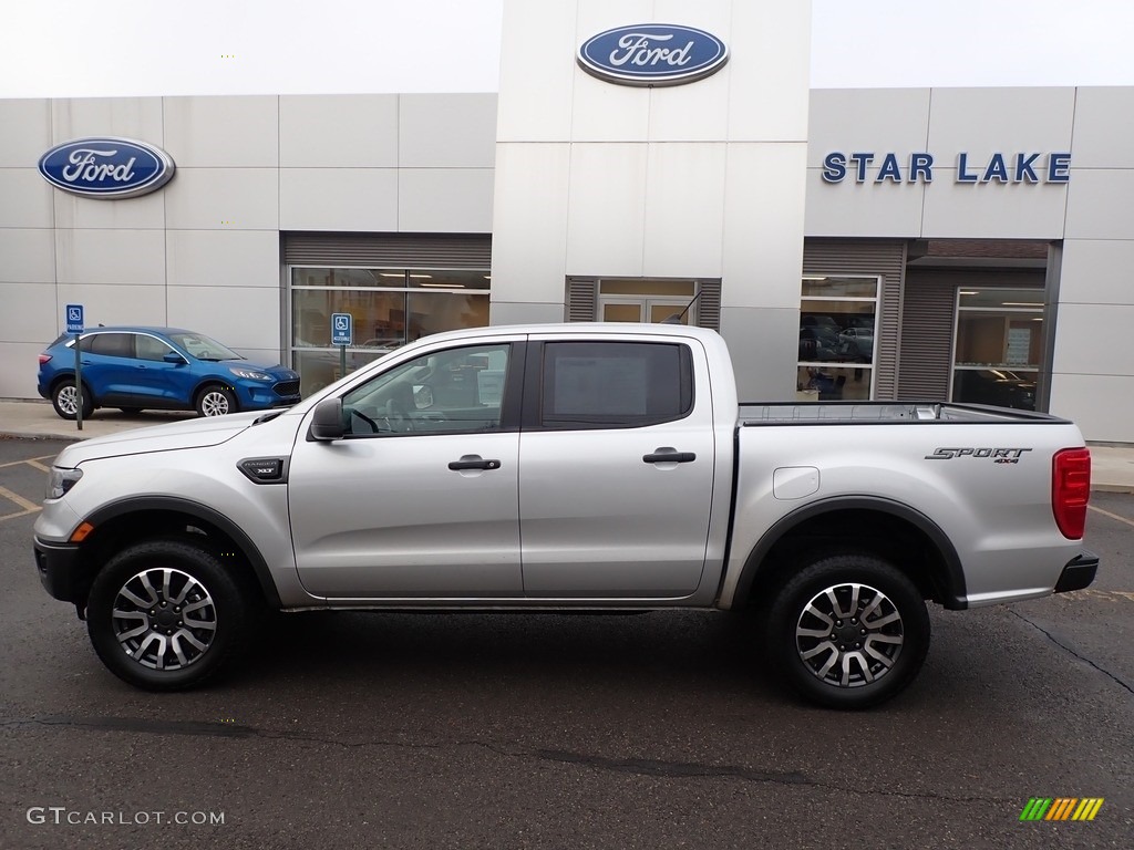 2019 Ranger XLT SuperCrew 4x4 - Ingot Silver Metallic / Ebony photo #8