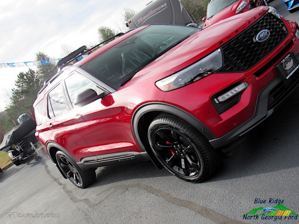 2020 Explorer ST 4WD - Rapid Red Metallic / Ebony photo #35