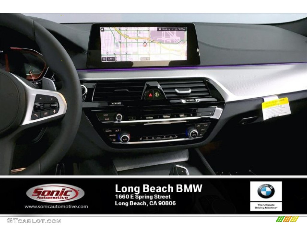2020 5 Series M550i xDrive Sedan - Carbon Black Metallic / Black photo #5