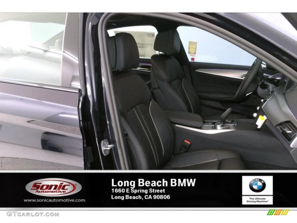 2020 5 Series M550i xDrive Sedan - Carbon Black Metallic / Black photo #7