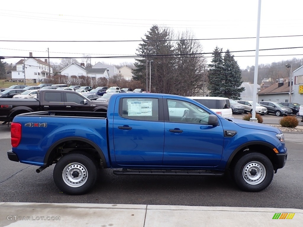 Lightning Blue 2020 Ford Ranger XL SuperCrew 4x4 Exterior Photo #136617737