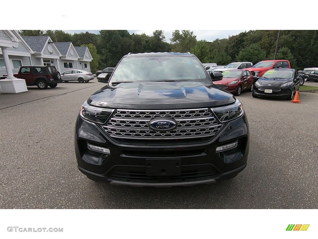 2020 Explorer Limited 4WD - Agate Black Metallic / Ebony photo #2