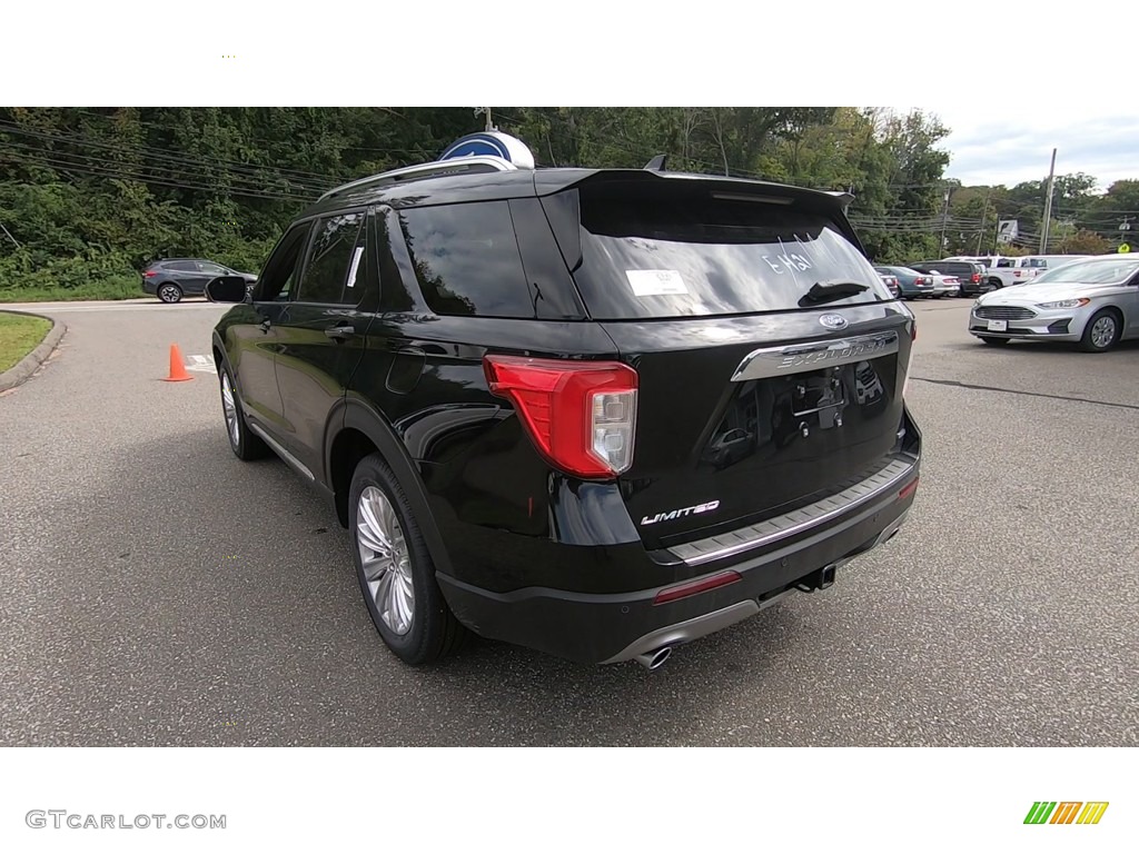 2020 Explorer Limited 4WD - Agate Black Metallic / Ebony photo #5