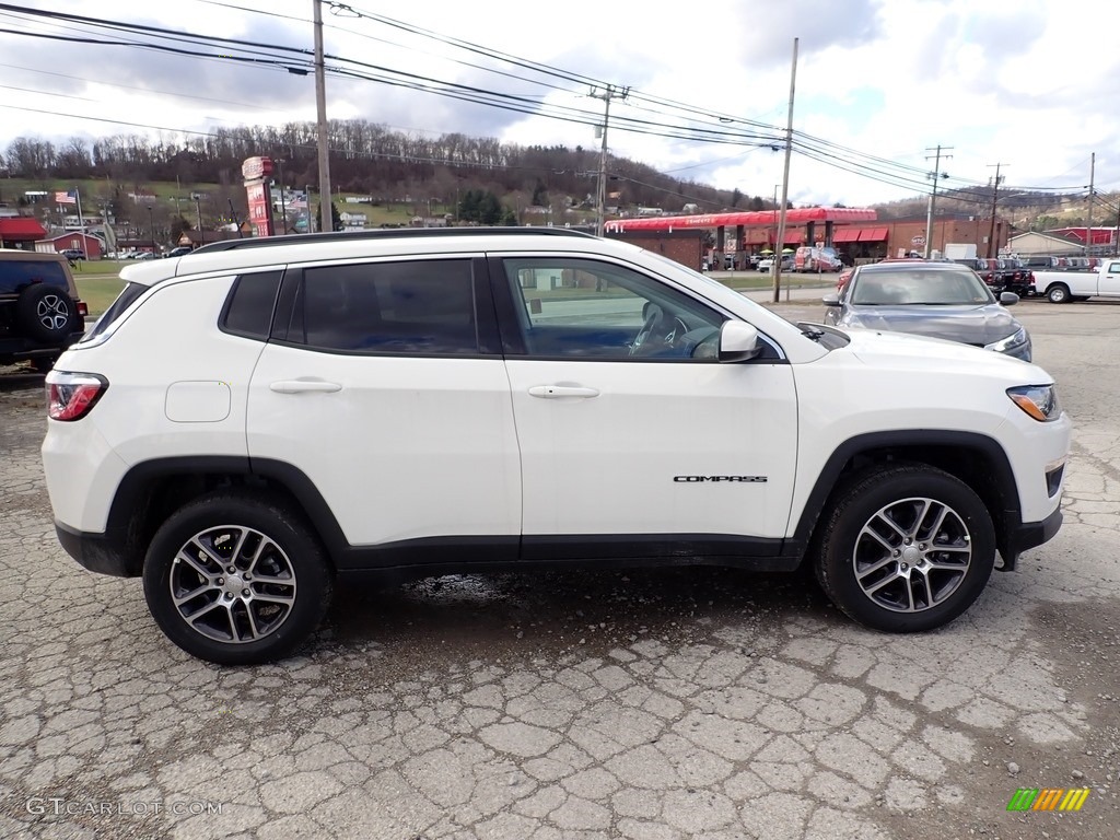 White 2020 Jeep Compass Latitude 4x4 Exterior Photo #136620621