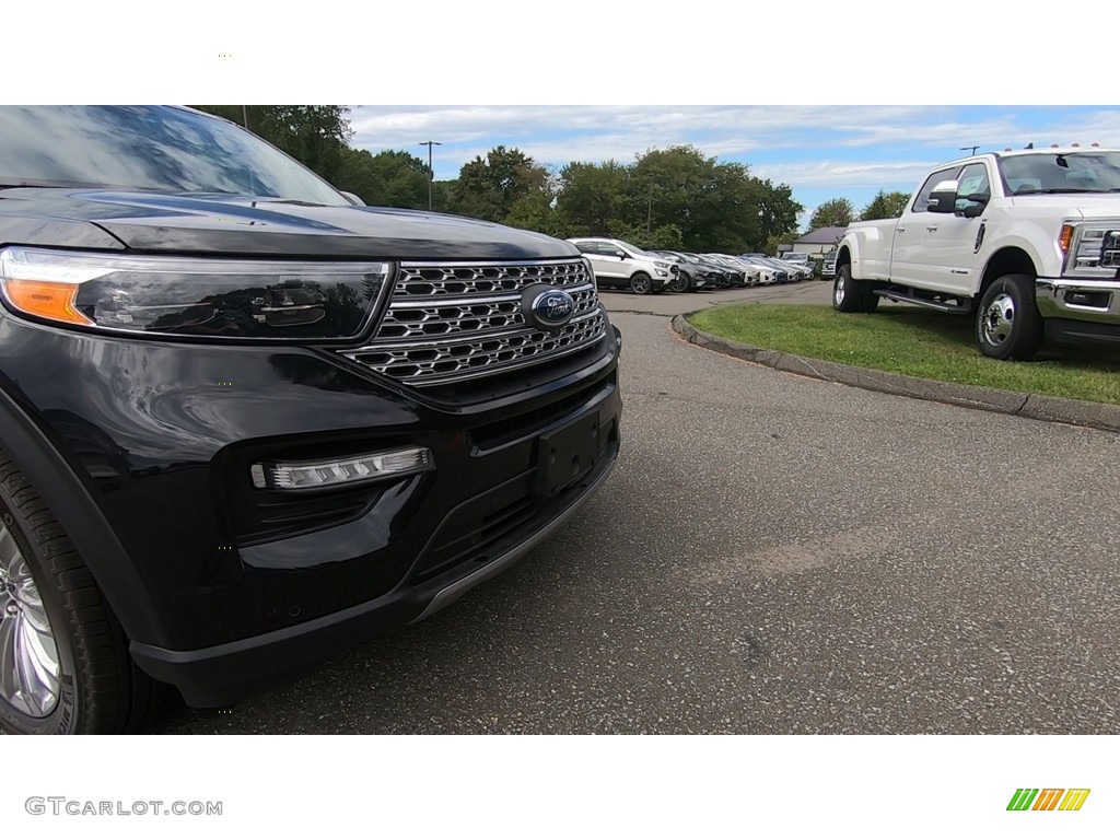 2020 Explorer Limited 4WD - Agate Black Metallic / Ebony photo #28