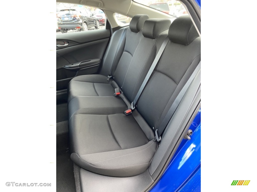 2020 Civic LX Sedan - Aegean Blue Metallic / Black photo #18