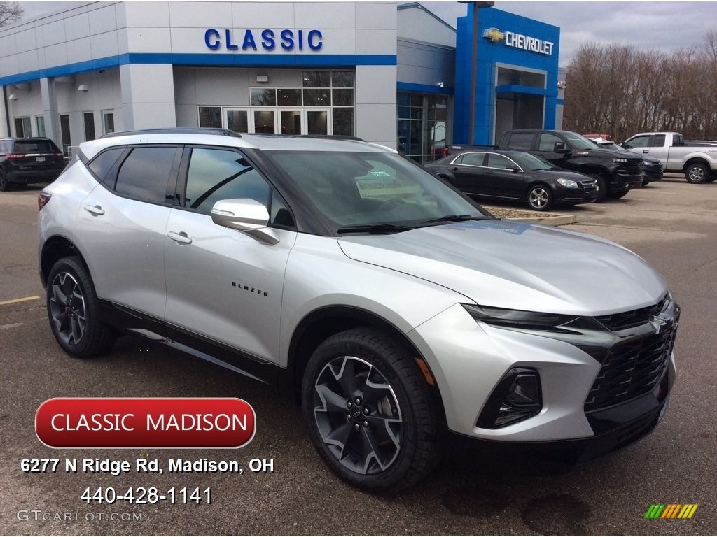 2020 Silver Ice Metallic Chevrolet Blazer RS AWD 136619952 Photo 13