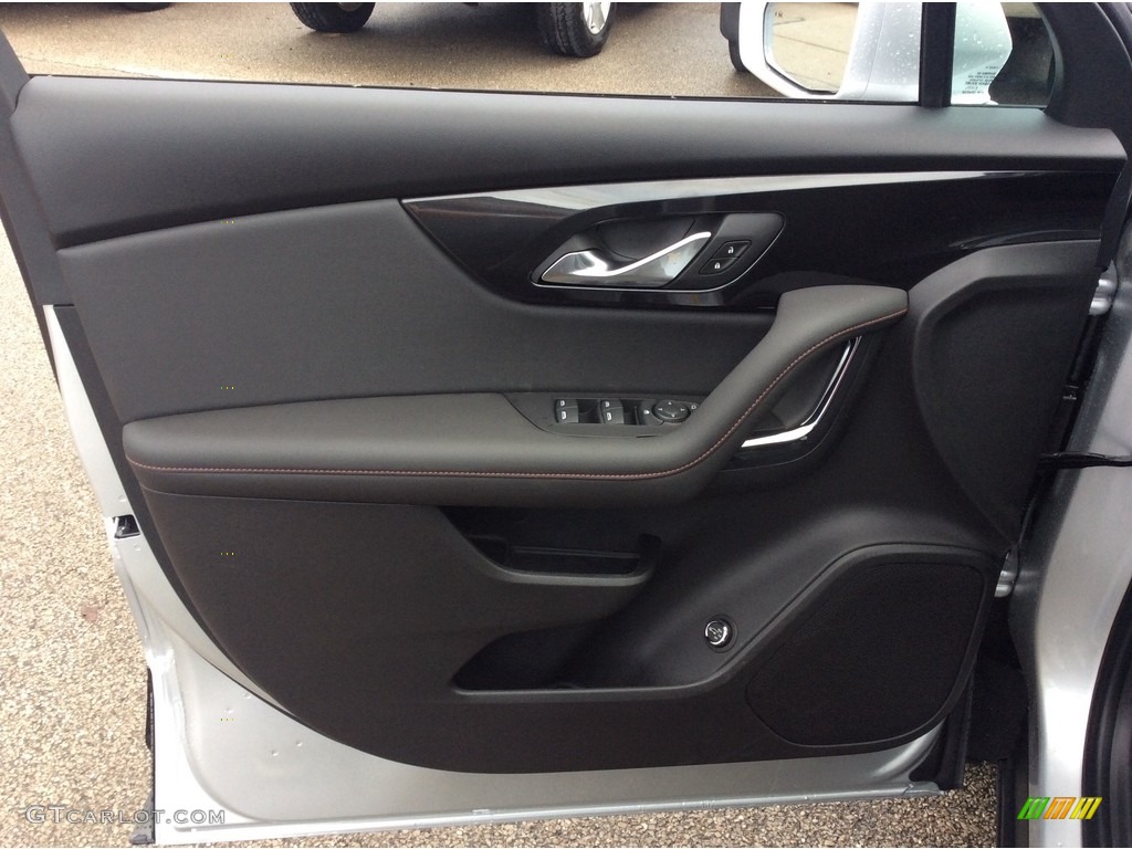 2020 Chevrolet Blazer RS AWD Jet Black Door Panel Photo #136623135