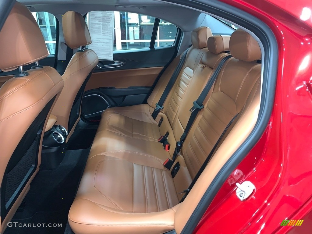 2018 Alfa Romeo Giulia Ti AWD Rear Seat Photo #136624764