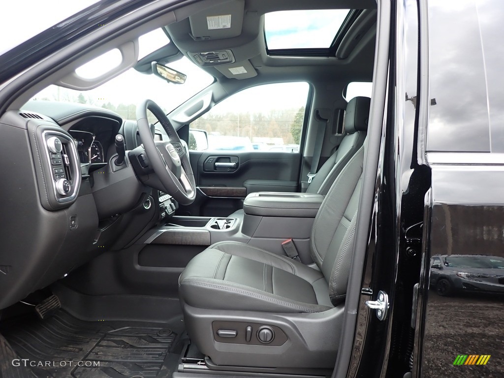 Jet Black Interior 2020 GMC Sierra 1500 Denali Crew Cab 4WD Photo #136625082