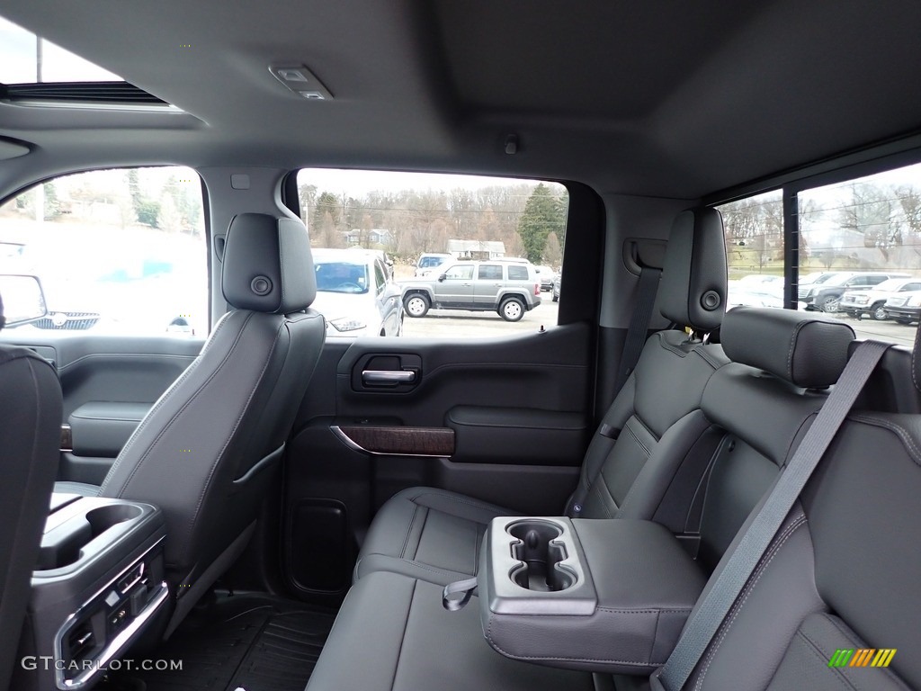 Jet Black Interior 2020 GMC Sierra 1500 Denali Crew Cab 4WD Photo #136625103