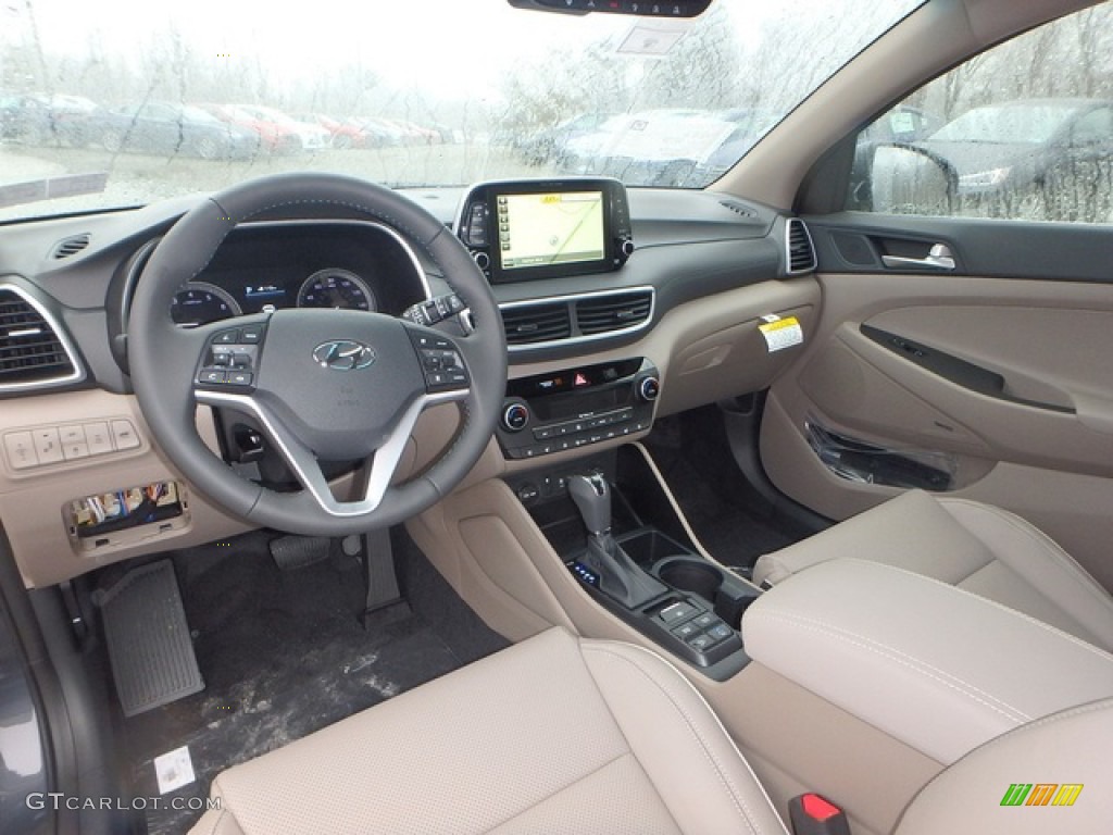 Beige Interior 2020 Hyundai Tucson Ultimate AWD Photo #136626684