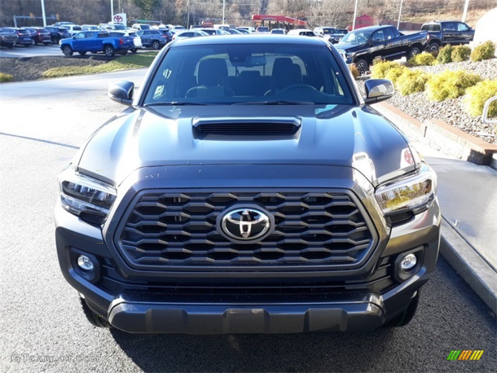 2020 Tacoma TRD Sport Double Cab 4x4 - Magnetic Gray Metallic / TRD Cement/Black photo #14