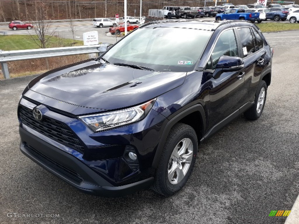 2020 RAV4 XLE AWD - Blueprint / Black photo #15