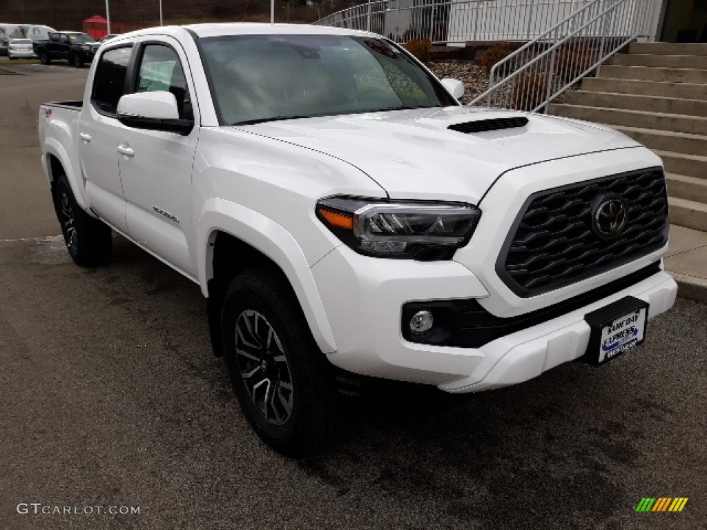 Super White Toyota Tacoma