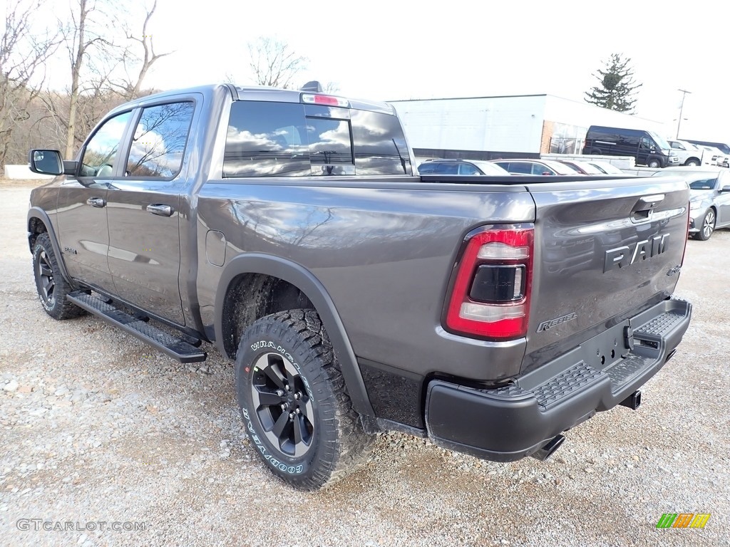 2020 1500 Rebel Crew Cab 4x4 - Granite Crystal Metallic / Black photo #3