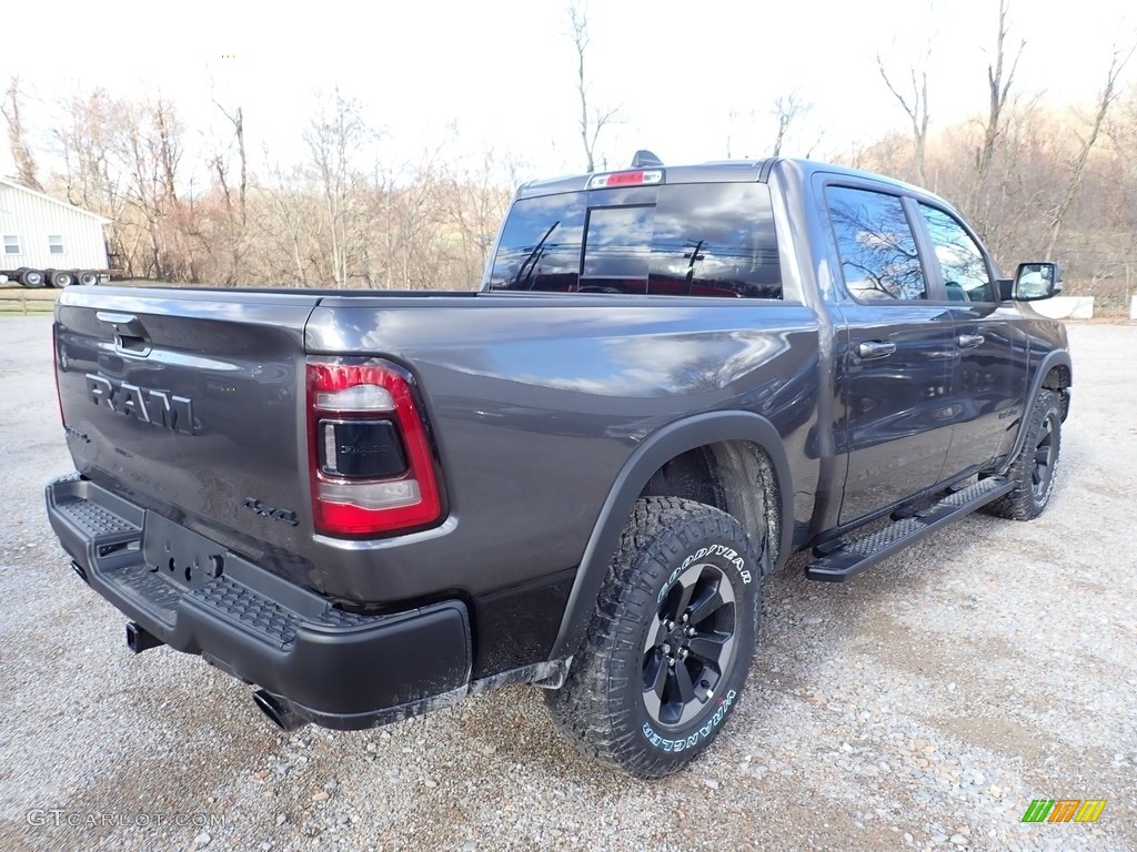 2020 1500 Rebel Crew Cab 4x4 - Granite Crystal Metallic / Black photo #5