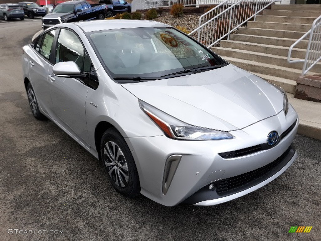 Classic Silver Metallic 2020 Toyota Prius LE AWD-e Exterior Photo #136629330